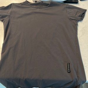 Grey alphalete shirt size medium